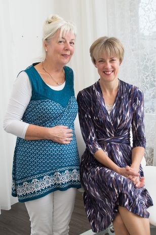 Bendagh O'Sullivna and Lynda French, acupuncturists